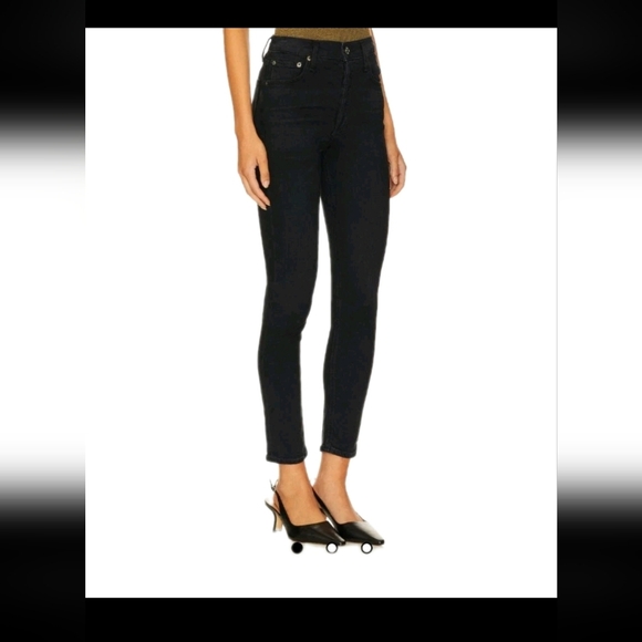 Agolde Womens Faded Black Nico High Rise Slim in Spirit 28 - Picture 2 of 14
